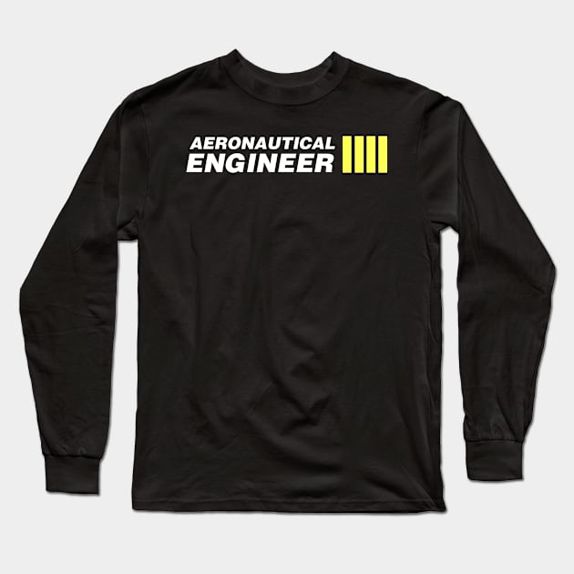 Aeronautical Engineer Long Sleeve T-Shirt by Joshua Designs